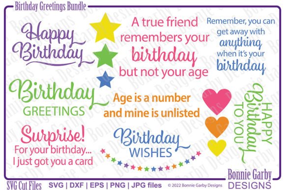 Birthday Greetings: Premium Graphics for T-Shirt Designs