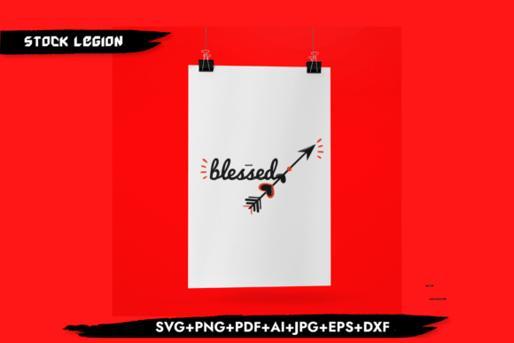 Blessed-Arrow Svg: Premium Graphics for Crafts