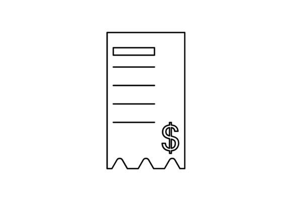 Cash Receipt Black Friday Clipart: Graphics & Illustrations