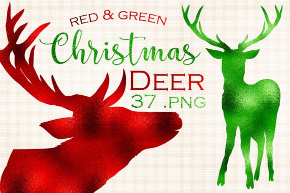 Christmas Deer Graphics & Illustrations Review