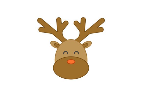 Deer Christmas Illustration: Graphics for Holiday Designs