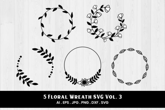 Floral Wreath SVG Vol. 3: Crafts & Graphics Review