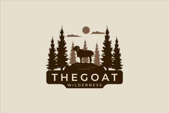 Goat at Nature Forest Logo: Graphics & Logos Review