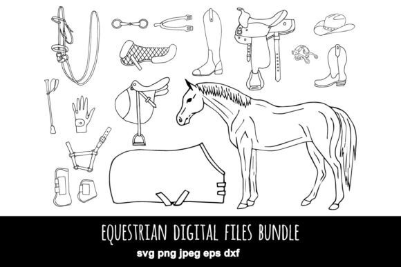 Horse Graphics & Illustrations for Branding