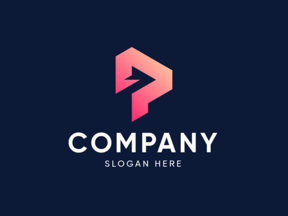 Modern Abstract Letter P Logo: Graphics for Logos