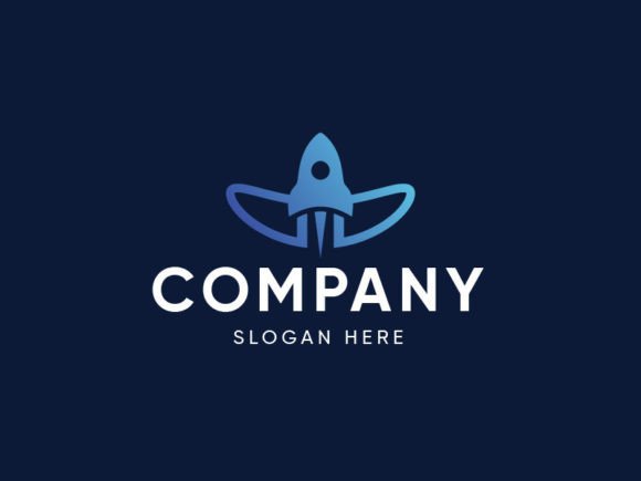 Modern Rocket Logo Template: Graphics & Logos for Crafters