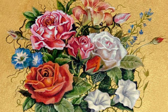 Oil Painting of Flowers Bouquet: A Designer's Review