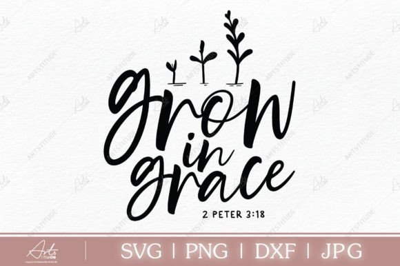 Review: GROW in GRACE, Christian SVG for Embroidery