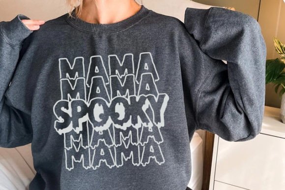 Spooky MAMA Svg: Bold Graphics for T-Shirt Designs