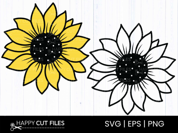 Sunflower SVG Clipart: Graphics & Illustrations