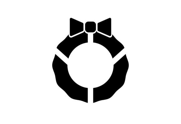Xmas Wreath Icon Design: Graphics & Illustrations